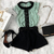 BLUSA MARIANA D/ EM RENDA( COR VERDE)