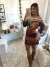 Vestido Larissa na Viscose FORRADO C/ ZÍPER NAS COSTAS ( Estampa Love Flowers farm TERRACOTA)