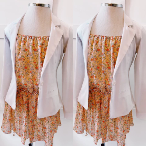 BLAZER Bárbara ALFAIATARIA/FORRADO( COR BRANCO OFF)