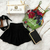 Short Carla no crepe/possue zíper ( COR PRETO) na internet