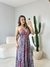 Vestido Bali Longo Indiano na Seda ( Floral Kashimir azul) - Melrose Brasil | Conectada com Você