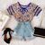 BLUSA Talita na viscose ( estampa kashimir)