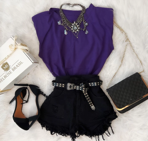 MUSCLE TEE( COR ROXA) - loja online