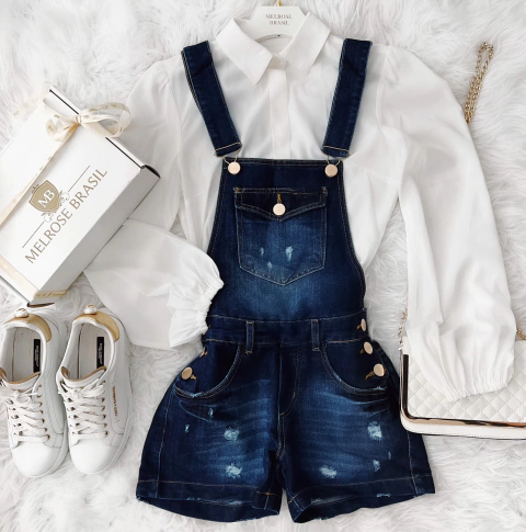 JARDINEIRA TATIANE NO JEANS DELUXE