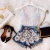 SHORT JEANS TALITA (D/ NA FRENTE EM RENDA GUIPIR DE FLORES)