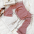 BLUSA DELUXE CARLA ( MANGA FLARE BABADOS) COR ROSÊ
