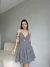 VESTIDO MARIA CLARA BONECA/POSSUE BOJO/ALÇAS REGULÁVEIS/FORRADO( LISTRADO PRETO/BRANCO) na internet