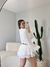 SHORT SAIA MB ZOE Babados ( Cor Branco Off White) - Melrose Brasil | Conectada com Você