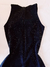 Vestido MARIANA No CREPE PREMIUM COM ELASTANO TODO NO LUREX/ ZÍPER NAS COSTAS (COR PRETO/COM LUREX PRATA) - comprar online