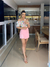 SAIA MB DELUXE LUANA NA ALFAIATARIA FRENTE E COSTAS É SAIA ( COR ROSA BB) - comprar online