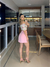 SAIA MB DELUXE LUANA NA ALFAIATARIA FRENTE E COSTAS É SAIA ( COR ROSA BB) - loja online