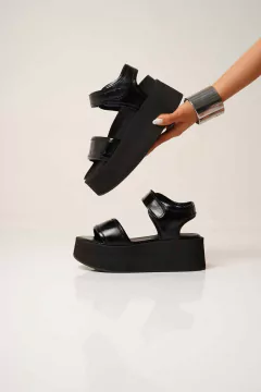 SANDALIAS KIRA BLACK (KINEG)