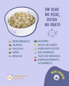 kit 5 und 250g | 1 menu peixe + 4 tradicionais na internet