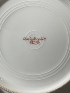 TRÍO DE TÉ DE PORCELANA FRANCESA LIMOGES en internet