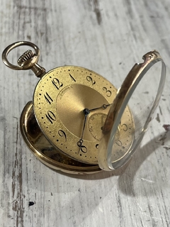 RELOJ DE BOLSILLO DE ORO 14k, LONGINES SWISS