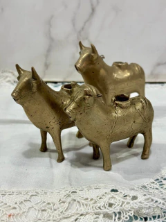 Figura de toro en alpaca