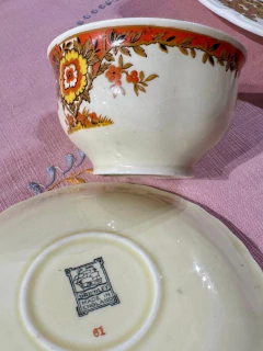 Imagen de Dúo de Té de loza inglesa GRINDLEY