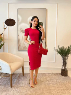 040 - Vestido Ribana | botões na barra na internet