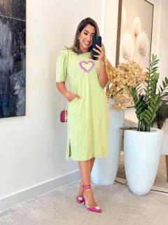 057 - Vestido Algodão | na internet