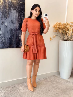 010 - Vestido Canelado | barra drapeada na internet