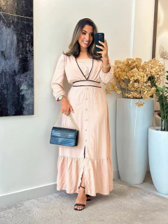 038 - Vestido Viscolinho | com top na internet