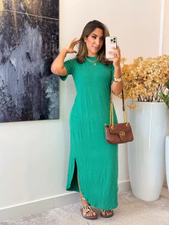 020 - Vestido malha fria | fenda na internet