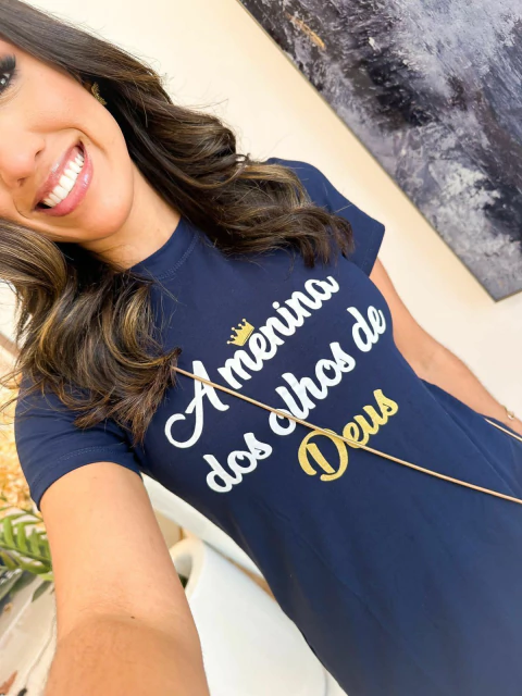 052 - Vestido Malha Fria | com frases - comprar online