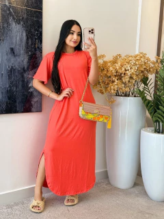 020 - Vestido malha fria | fenda