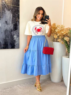 045 - Conjunto de saia | Algodão - loja online