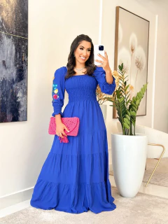 047 - Vestido Viscolinho | elastec - loja online