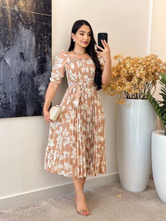 073 - Vestido Plissado | Elastec na internet