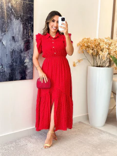 Imagem do 183 - Vestido Viscolinho | manga babadinho