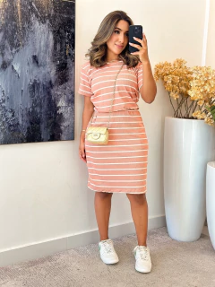 116 - Vestido Canelado | Blusado - Boa Forma Atacado