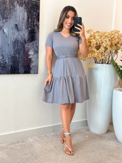 015 - Vestido Canelado | gol V na internet