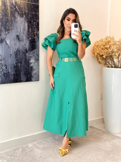 Imagem do 182 - Conjunto de saia | manga dois babados