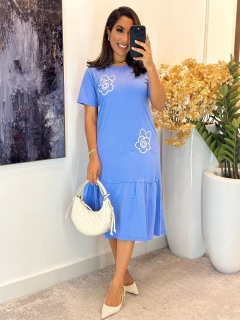 Imagem do 022 - Vestido Algodão | Flores