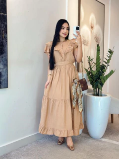 110 - Vestido Viscolinho | babados na internet