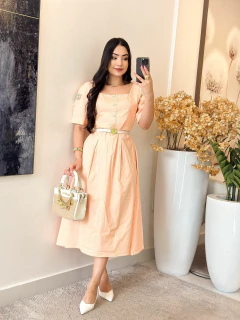 Imagem do 053 - Vestido Tricoline |