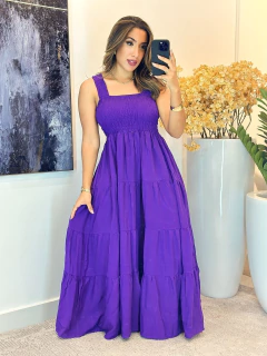 034 - Vestido Duna Alto Relevo | Alça - Boa Forma Atacado