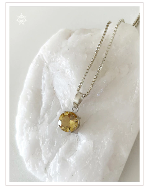 PENDANT QUARTZO CHAMPAGNE - comprar online