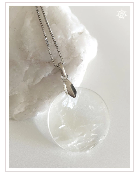 PENDANT QUARTZO TRANSPARENTE | Placa - comprar online