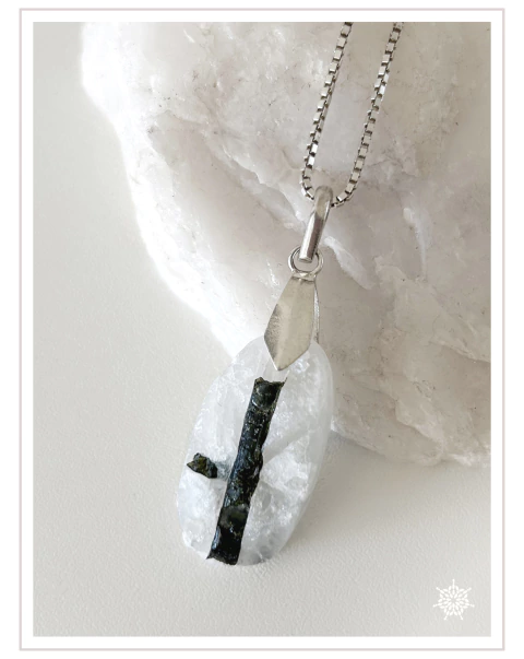 PENDANT TURMALINA VERDE - comprar online