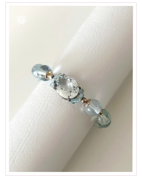 BRACELET TOPÁZIO AZUL CLARO - comprar online