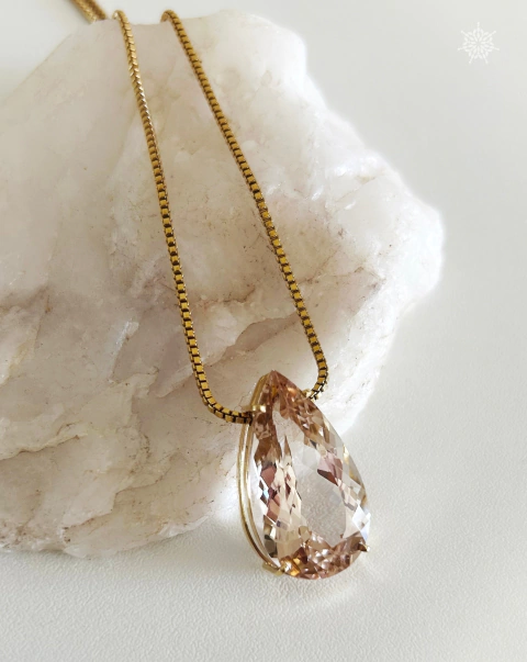 PENDANT MORGANITA | Ouro 18k