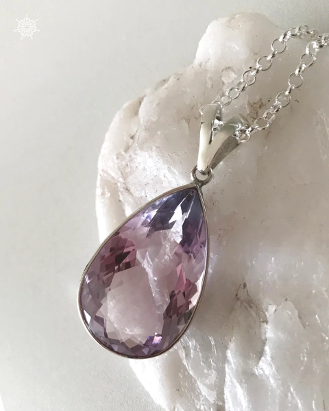 PENDANT AMETISTA ROSE d’FRANCE