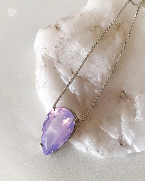 PENDANT AMETISTA LAVENDER MOON