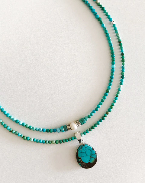 SET TURQUESAS TIBETANAS