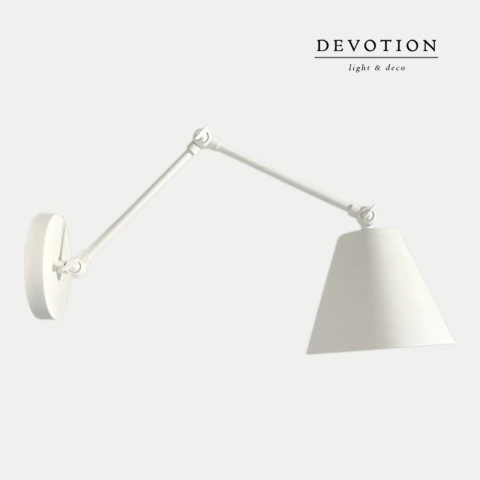 Aplique de pared blanco con múltiples movimientos verticales en 3 sectores - comprar online