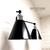 Aplique de 2 luces negro con portalamparas Cromados - comprar online