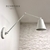 Aplique de pared Modelo PETIT con movimientos. Modelo Large en internet